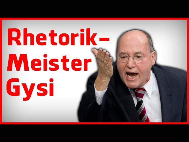 Rhetorik-Meister Gregor Gysi hebelt kritischen Fragesteller aus