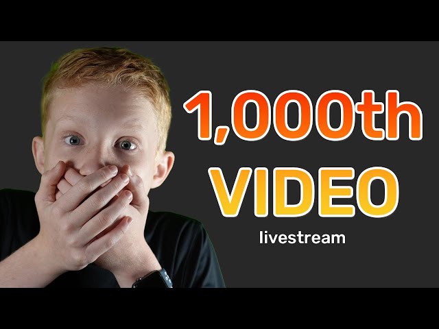 Maxwell Gamer's 1,000th Video Livestream!