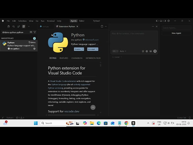 How to run Python in Cursor IDE