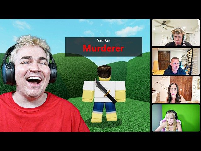 My FAMILY plays MM2.. (FUNNY 🤣)