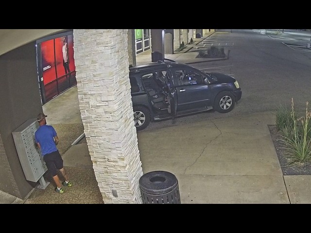 Video captures man using what appears to be master key at cluster mailbox, but left something behind
