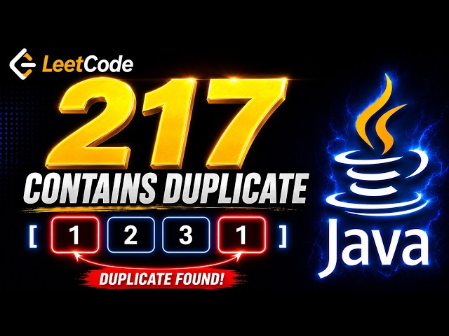 LeetCode 217 Explained in 60 Seconds