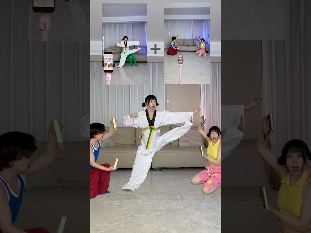 ‘Kung Fu Skills’ Tutorial ! #behindthescenes #funny #couple #tutorial