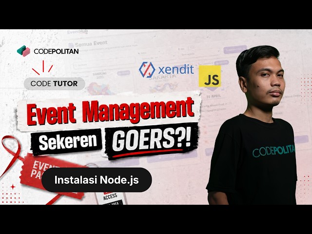EP 8 | Installing Node.js for a Project | Tutorial on Creating an Event Management Website with E...