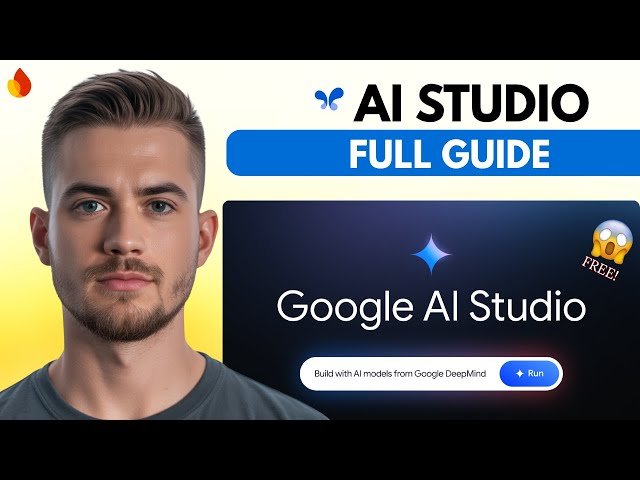 Google AI Studio FULL Tutorial | Build Websites with AI (No Code!)