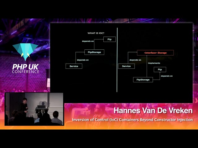 PHP UK 2018 - Hannes Van De Vreken - Inversion of Control Containers Beyond Constructor Injection