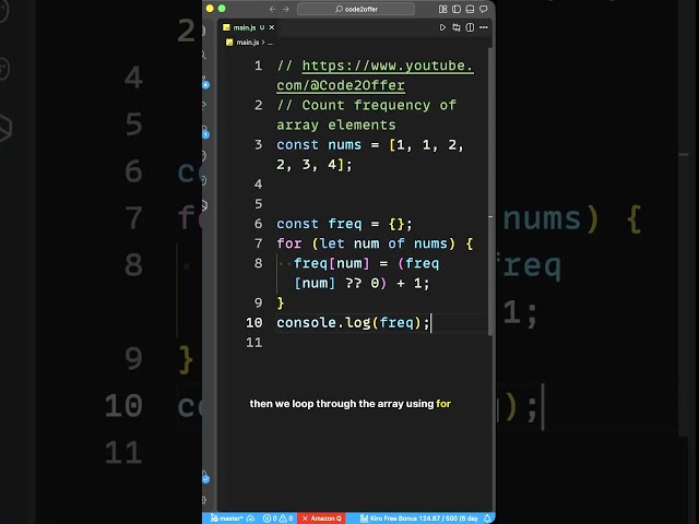 JavaScript Frequency Count Trick 🔥 Most Asked Interview Pattern