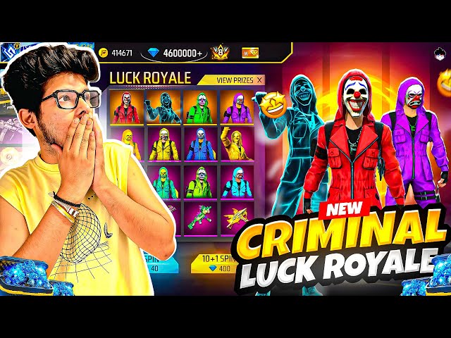 All Legendary Criminal Luck Royale 😍| Poor To Rich| Spending 11200 diamonds 😱- Garena Free Fire