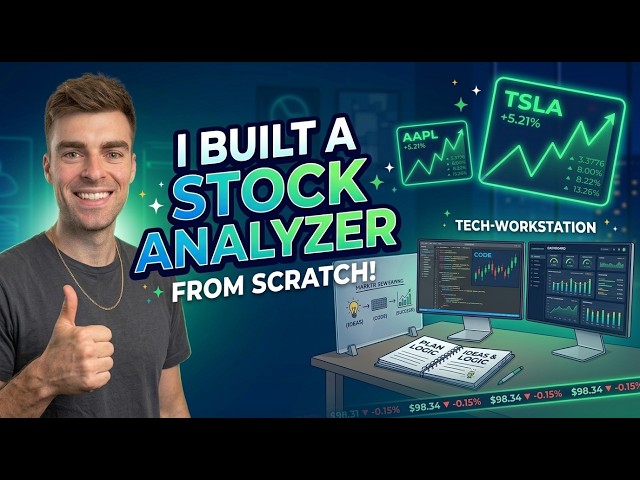 How I Built a Stock Analyzer From Scratch Using Grok Bot **Live Build**