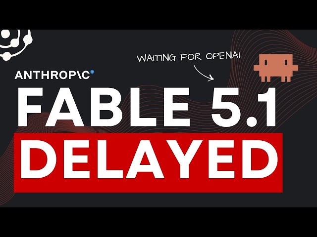 Claude Fable 5.1 Is Ready But Anthropic Won't Release It...
