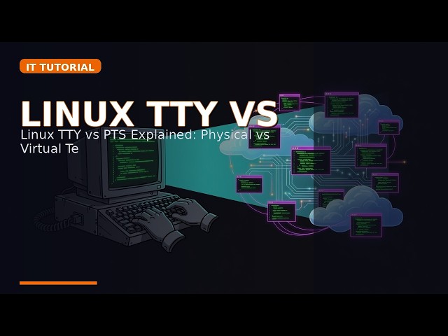 Linux TTY vs PTS Explained: Physical vs Virtual Terminals (Hands-On Demo)