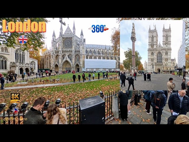London 8K VR | Walking Tour Around Westminster Abbey | #london #uk #england #europe #travel #tour