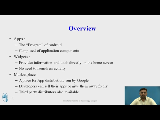 SSP MAD Android Features, Programming and Apps