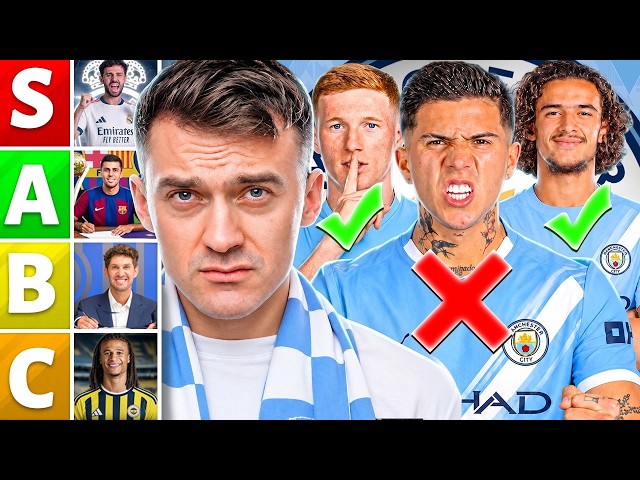 Are Man City's New Signings Good Enough? Grades A-F...