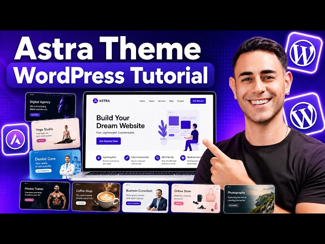 Astra Theme WordPress Tutorial 2026 – Step-by-Step for Beginners