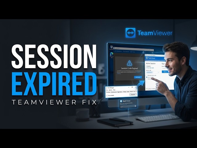 Fix "TeamViewer Session Code Expired" Error | Quick & Easy Solution