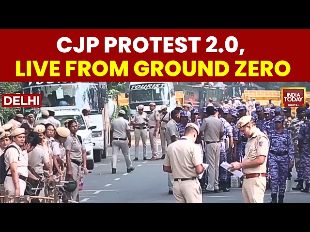 CJP Protest 2.0 | Delhi's Jantar Mantar Fortified, Mumbai Prepares For Major Demonstration