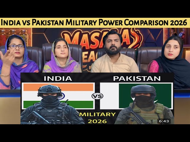 India vs Pakistan Military Power Comparison 2026| Pakistan vs India Power show|| Pakistani Reaction 