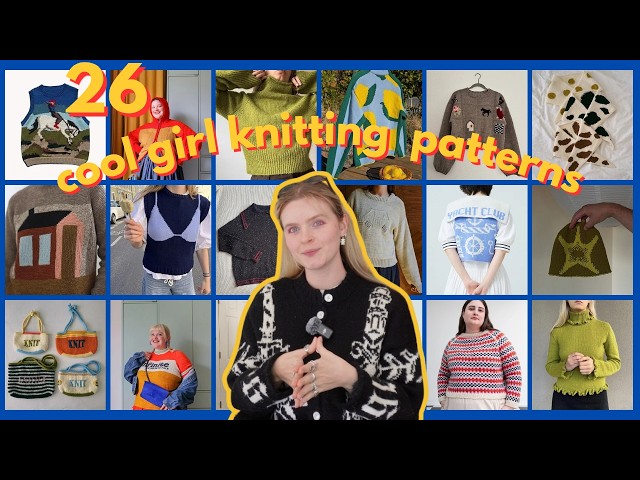 26 cool girl / alternative knitting patterns to make this autumn