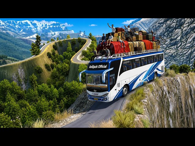 World’s Most Dangerous Bus Road? 😱 | Aniljack Official 