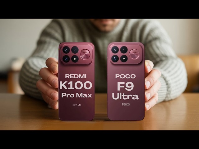 Redmi K100 Pro Max Vs Poco F9 Ultra | Full Comparison | SB Tech