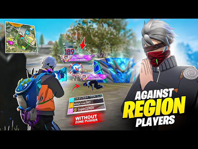 Regional Top Players🏆Vs Bilash & Zerox - Without Zone Pusher😓 – Can We Win?