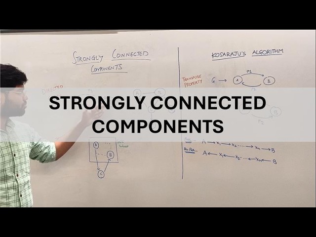 Strongly Connected Components in a Graph