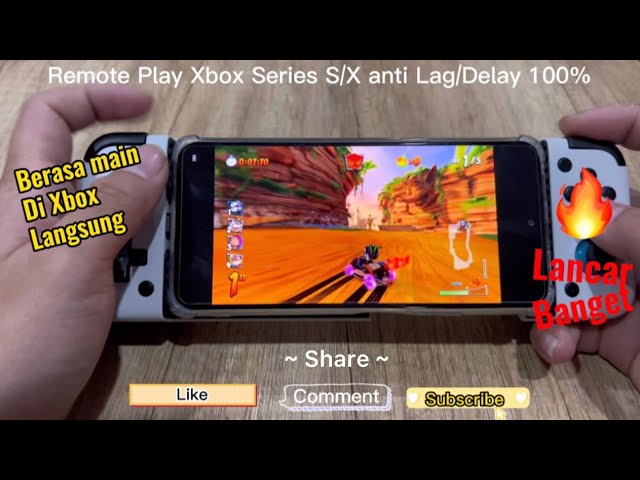 Tutorial Remote Play Xbox series S/X tanpa ada delay/lag/stuttering (main Xbox Dari HP)