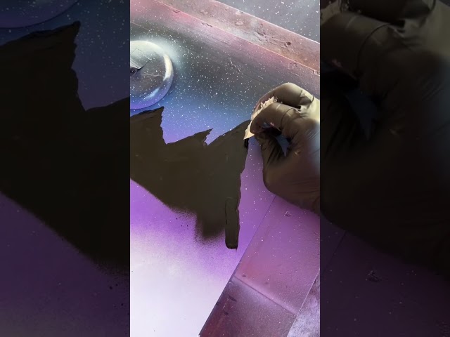 How to spray paint mountains!