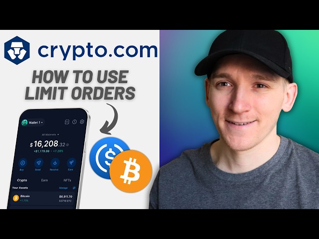 Crypto.com Limit Order Tutorial (How to Use Limits Orders)