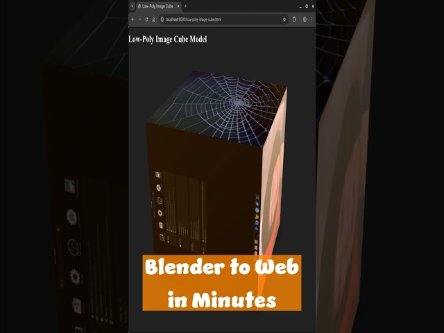 Blender Python Makes a 3D Image Cube in Seconds