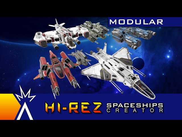 Hi-Rez Spaceships Creator - Unity Asset Store