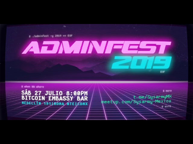 AdminFest 2019 - Trailer