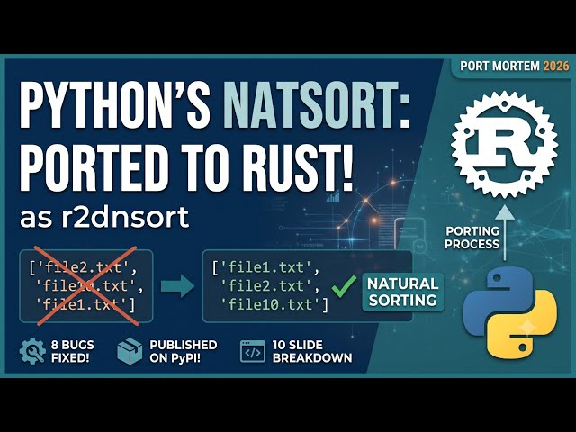 r2dnsort: Porting Python's natsort to Rust | Port Mortem 2026