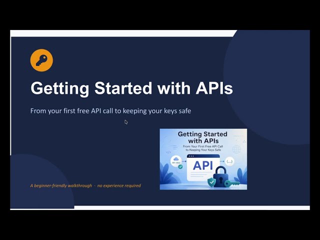 APIs for Beginners: Your First API Call + 6 Free APIs to Practice With