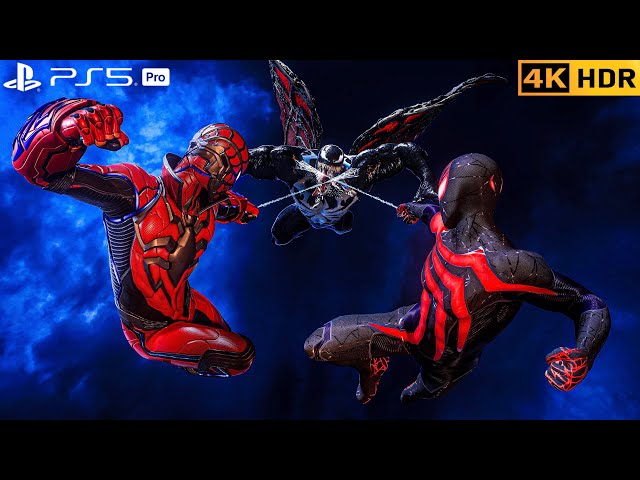 (PS5 PRO) How Venom was Killed by Miles Morales & Hellfire | 4K HDR |