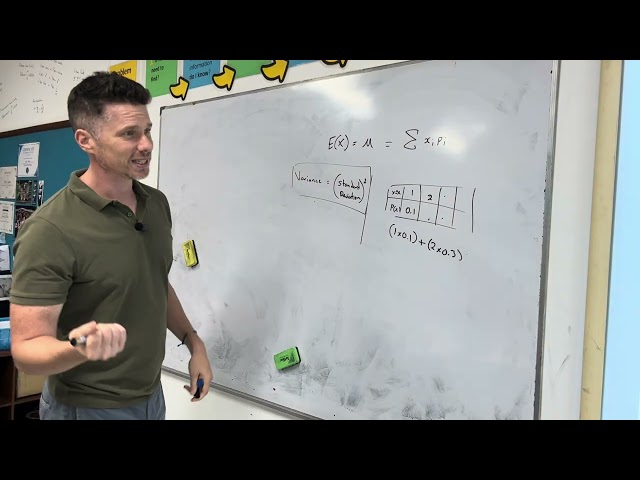 How to calculate Expected Value, Standard Deviation and Variance for Discrete Probability