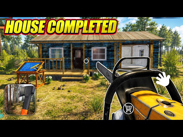 Lumberjack Simulator 3D House Update Gameplay Walkthrough (Android / iOS)