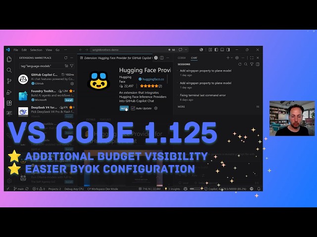 Visual Studio Code and GitHub Copilot - What's new in 1.125