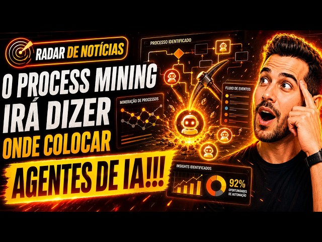 VEM AÍ PROCESS MINING: EM BREVE SABEREMOS ONDE COLOCAR AGENTES DE IA!!!