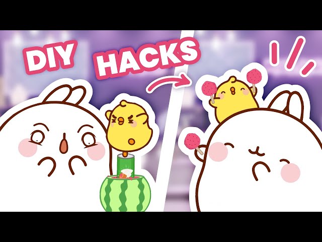 Molang and Piu Piu's Craziest DIY HACKS: What's going on?! 😵