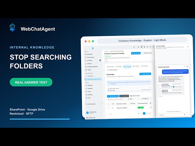 Internal Knowledge Base Chatbot: Search Company Files with AI