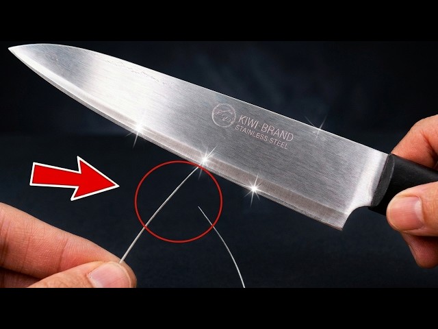 The World's Best KNIFE SHARPENING Technique That Billions of People Don't Know! Simple and Effective