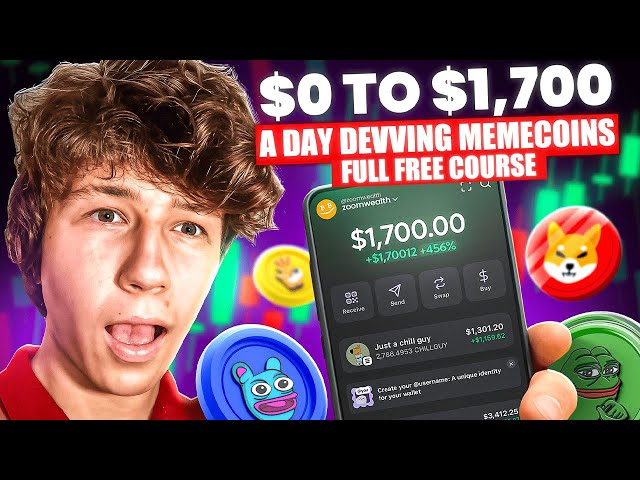 $0 TO $1,700/day Developing Memecoins on Pump Fun (FULL BEGINNER COURSE)