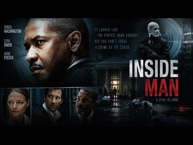 Inside Man Explained in Hindi | Smartest Robbery & Hidden Twist