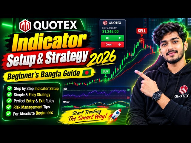QUOTEX Indicator Setup & Strategy 2026  Beginner's Bangla Guide