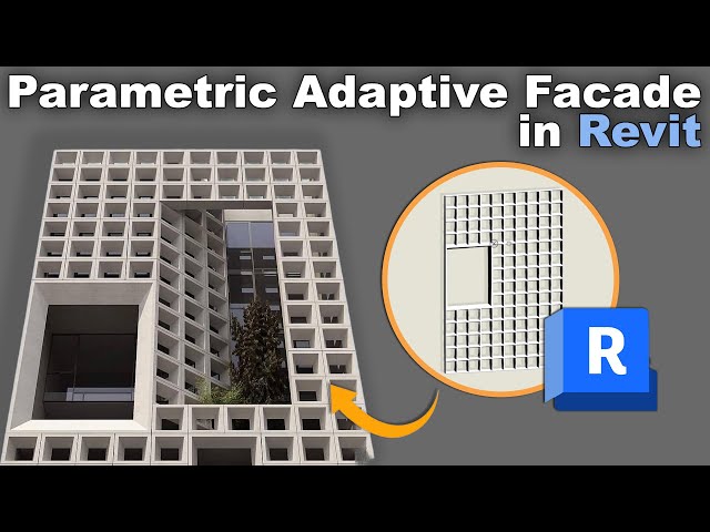 Parametric Adaptive Facade in Revit Tutorial
