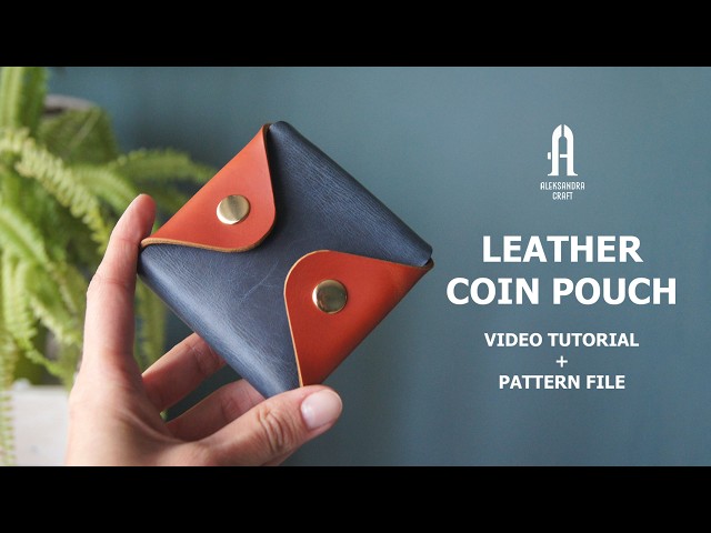 The Easiest Leather Coin Purse You Can Make at Home ✂️