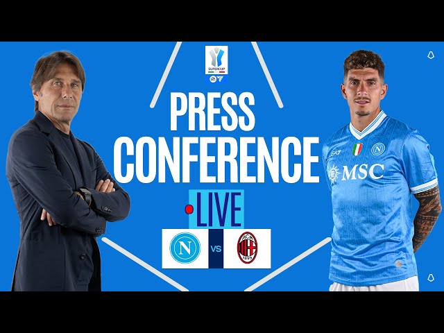 🔴 LIVE | Napoli Press Conference | Napoli-Milan | EA SPORTS FC Supercup 2025/26