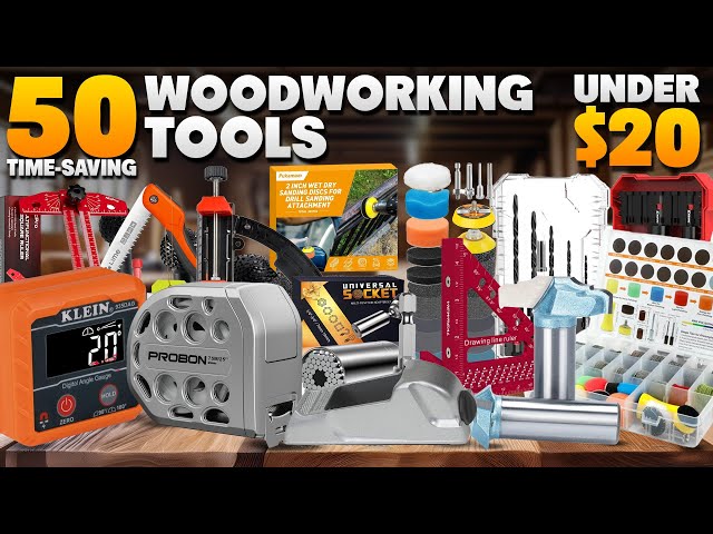 50 Time Saving Woodworking Tools on Amazon Under $20